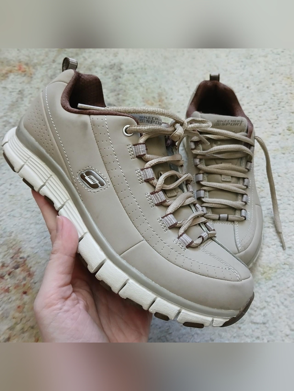 Retro Tan Skechers